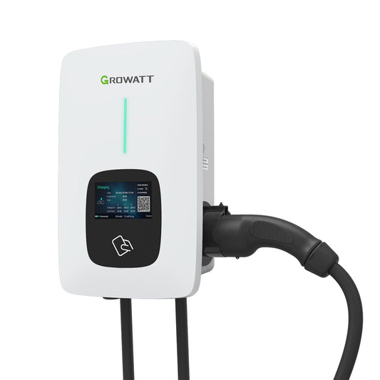 Growatt EV Ladegerät THOR 11AS-P-V1 11kW (WiFi, RFID) LCD-Funktion