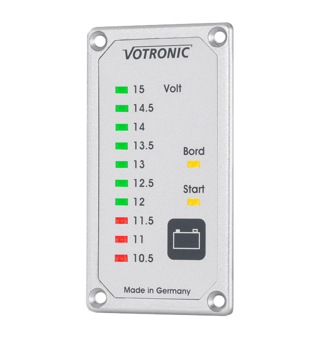 Votronic 1245 Duo Akku Tester für Wandmontage