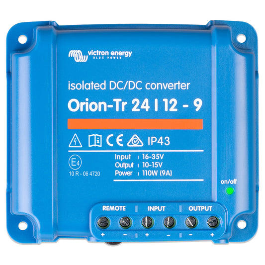 Victron Orion-Tr 24/12-9 isolierter DC DC Konverter 24V zu 12V 9A 110W