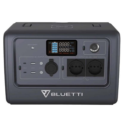 Bluetti PowerOak EB70 Solarakku Powerstation 1000W 716Wh Grau Notstrom