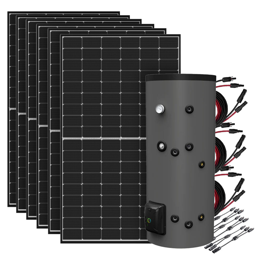 2,64kWp Solaranlage mit 300L Fothermo Boiler zur Warmwasseraufbereitung - STROMDAO / Corrently