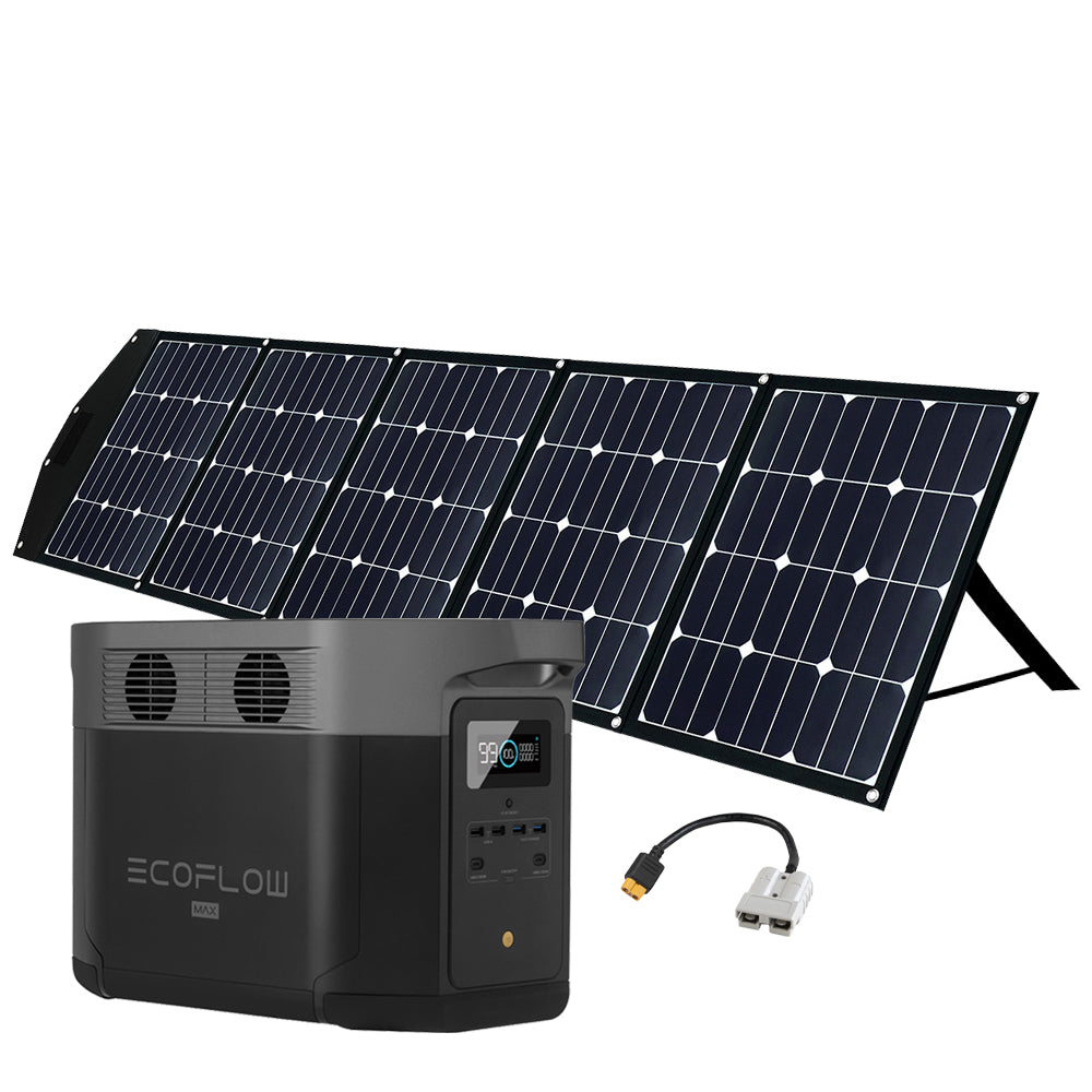 SparBundle EcoFlow Delta Max 2000 + 225W Offgridtec® Faltbares Solarmodul