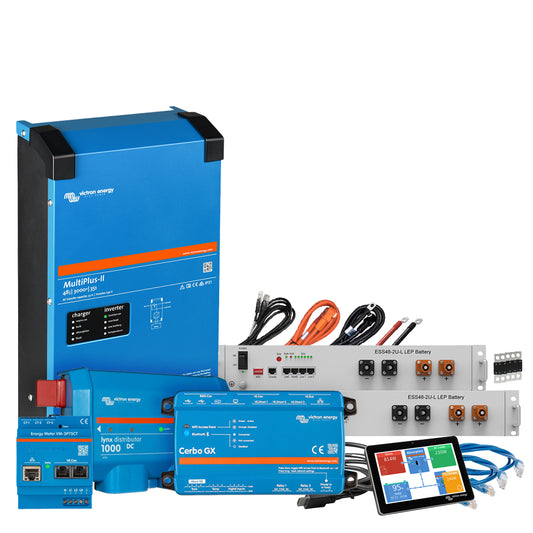 Offgridtec Backup-Kit 4,8kWh Pytes E-Box 4850-C Akku - Victron MultiPlus II 48/3000 Wechselrichter 1-Phasig mit Stromzähler