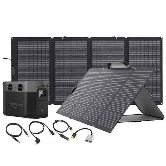 Bundle EcoFlow Delta Max 1600 + 2x 220W Solartasche