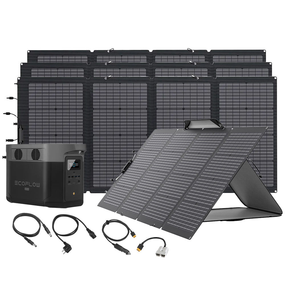 Bundle EcoFlow Delta Max 1600 + 4x 220W Solartasche