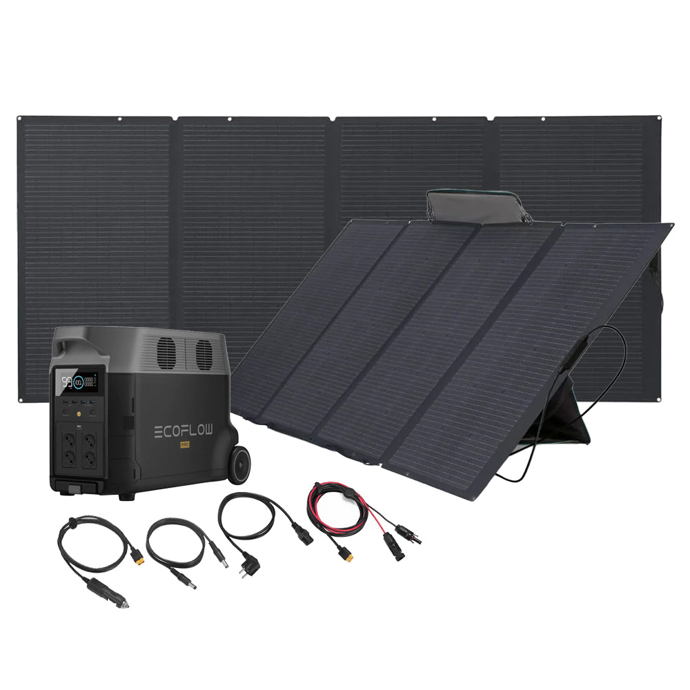 Bundle EcoFlow Delta Pro + 2x 400W Solartasche