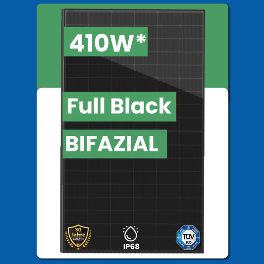 410W Bifazial Glas-Glas Full-Black Ht54-18x(Pd)-F PV Modul