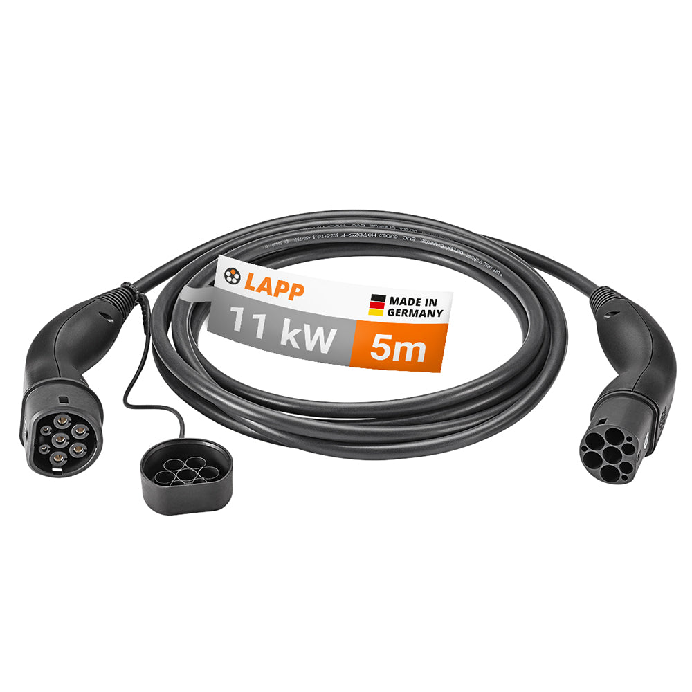 Lapp Mobility 5m Ladekabel E-Auto Typ 2, 11 kW/20 A, 3-Phasig