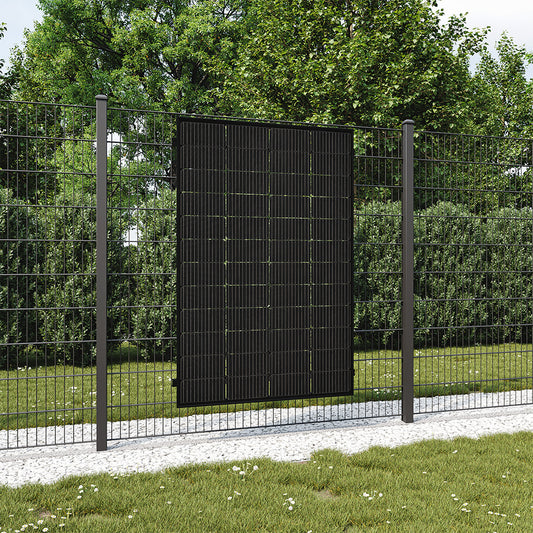 Wattstone ZaunPV Montagepaket für 1x PV-Modul - TL-Halter Schwarz M2B