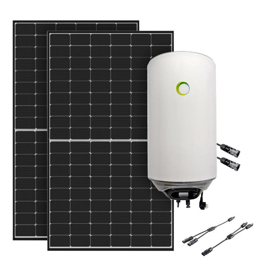 880W Solaranlage mit 80L Fothermo Hybrid - Boiler zur Warmwasseraufbereitung - STROMDAO / Corrently