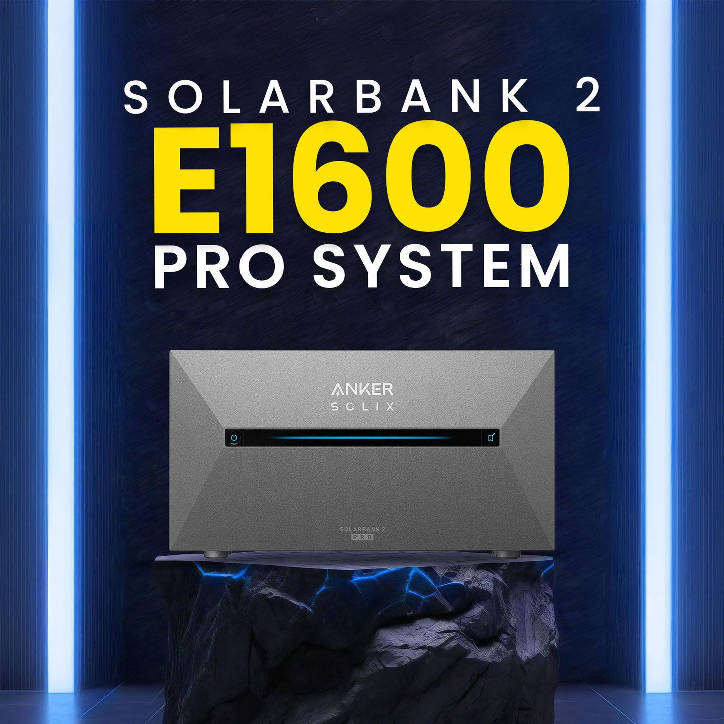 Anker Speicher SOLIX Solarbank 2 E1600 PRO - PV 1,6 kWh Solarspeicher für Balkonkraftwerk