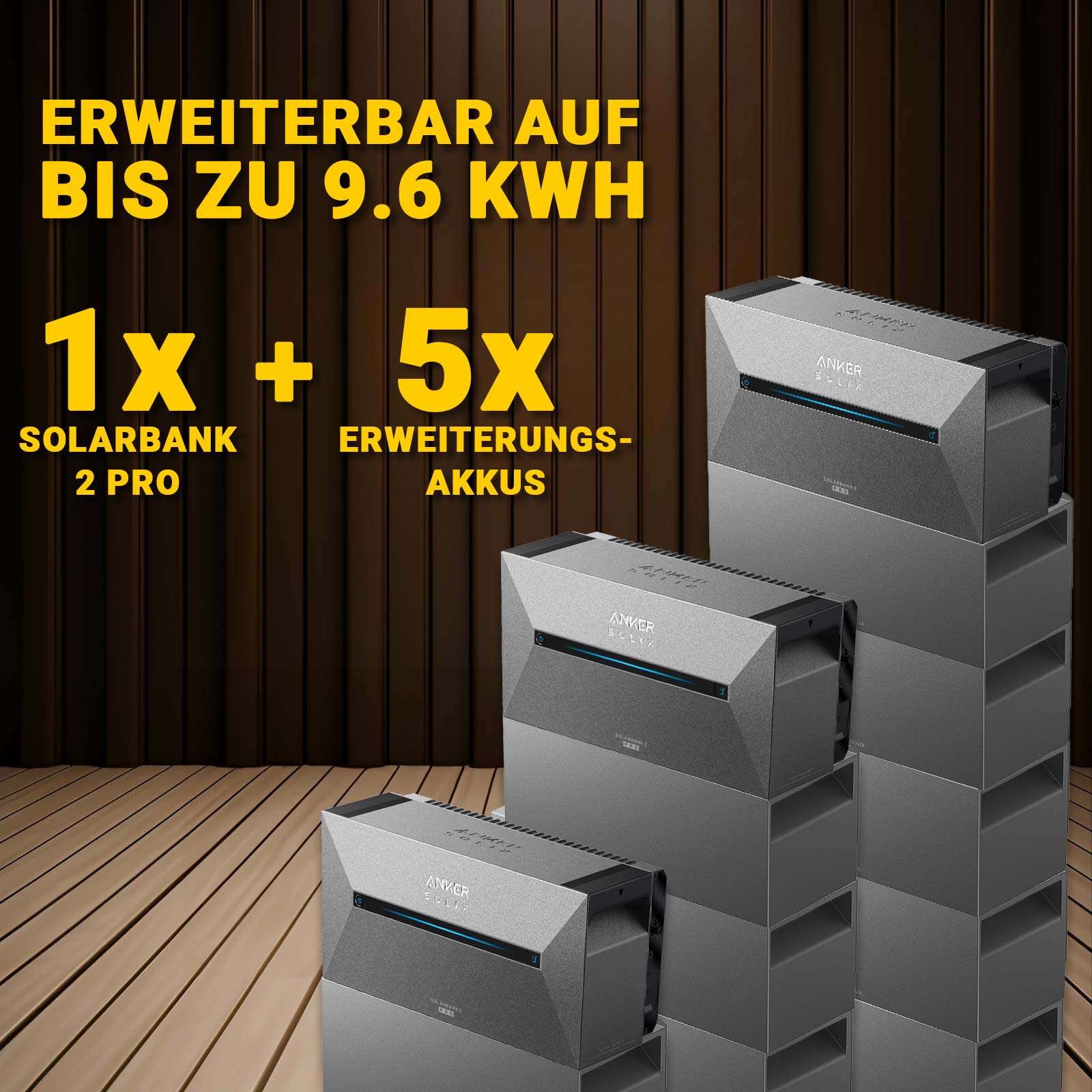 Anker SOLIX BP1600 Erweiterungsakku 1600 Wh für Solarbank 2 Serie - STROMDAO / Corrently