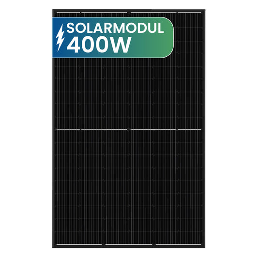 Sunpro 400 Watt M10 HIEFF Photovoltaik Schwarz Solarmodul