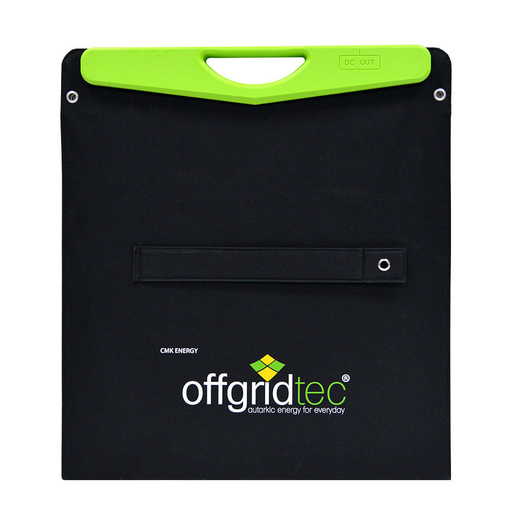 Offgridtec® 200W Hardcover Solartasche und 2x 2A USB Anschluss