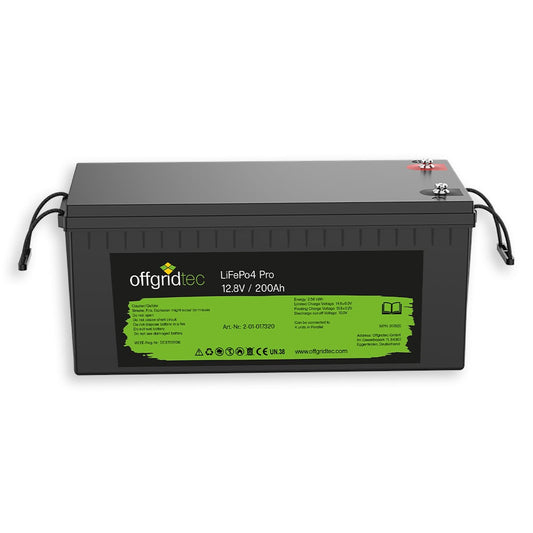 Offgridtec 12/200 LiFePo4 Pro 200Ah 2560Wh Lithiumbatterie 12,8V