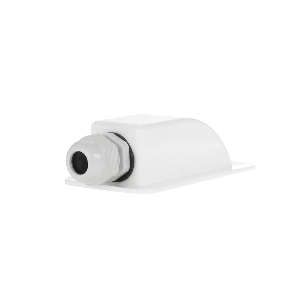 Offgridtec© Dachdurchführung 1-fach weiß für Kabeldurchmesser 3-12mm